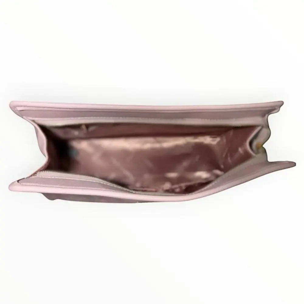Vince Camuto Pink Floral Cosmetic Bag Set